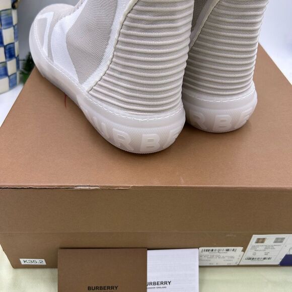 Men’s Burberry knitted sub high top sock sneakers size 46 - Picture 6 of 9